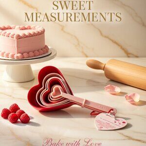 Measuring Spoons & Cup, Case Of 20 Set.